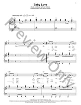 Baby Love piano sheet music cover